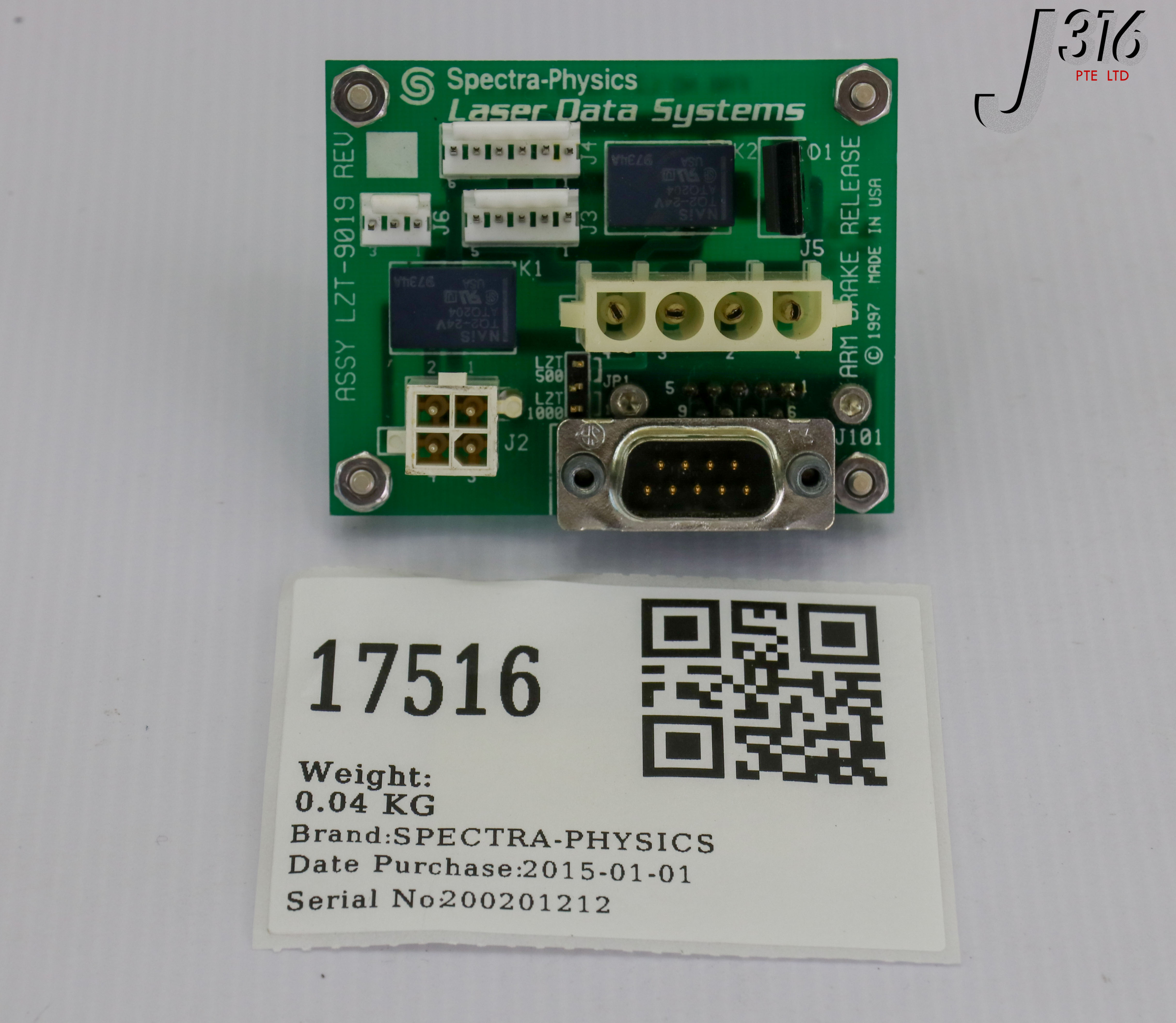 オーダー専用ページ 17516 SPECTRA-PHYSICS PCB, ARM BREAK RELEASE LZT-9019 | eBay